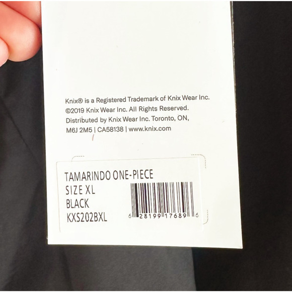 Knix Womens Tamarindo One Piece Swimsuit XL Classic Beach Resort Summer Vacation - Picture 3 of 6